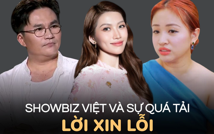 Làn sóng xin lỗi trong showbiz Việt